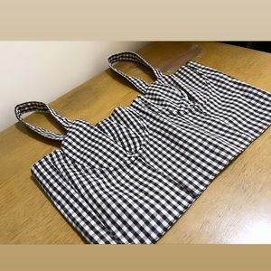 Capulet Lucile Bustier Crop Top - black gingham